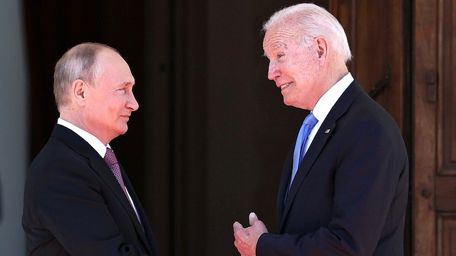 Rusya Devlet Başkanı Vladimir Putin ile ABD Başkanı Joe Biden 