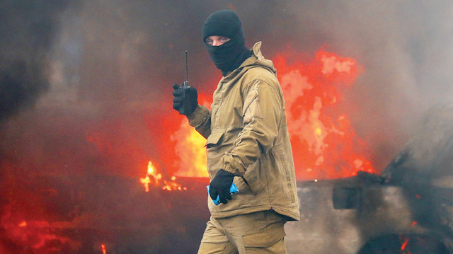 Ukrayna güvenlik güçleri, Kherson bölgesinde tatbikat düzenliyor.