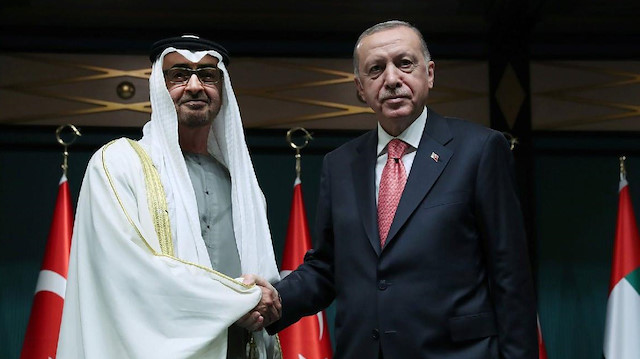 Al Nahyan ve Cumhurbaşkanı Erdoğan 
