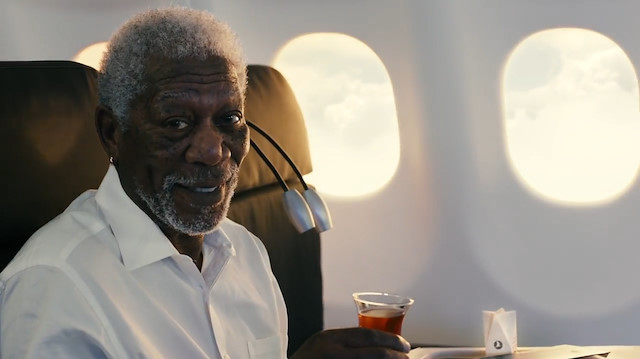 Dünyaca ünlü ABD'li aktör  Morgan Freeman, ​THY'nin resmi reklam yüzü oldu.