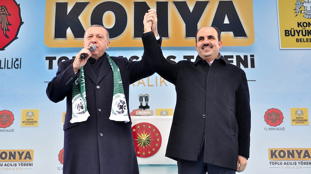 Cumhurbaşkanı Erdoğan - ​Konya Büyükşehir Belediye Başkanı Uğur İbrahim Altay
