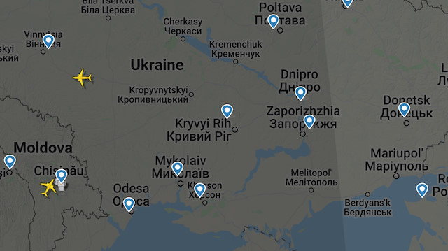 Ukrayna hava sahası sivil uçuşlara kapatıldı.