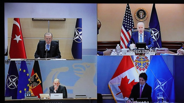 Cumhurbaşkanı Erdoğan, NATO Zirvesi'ne katıldı