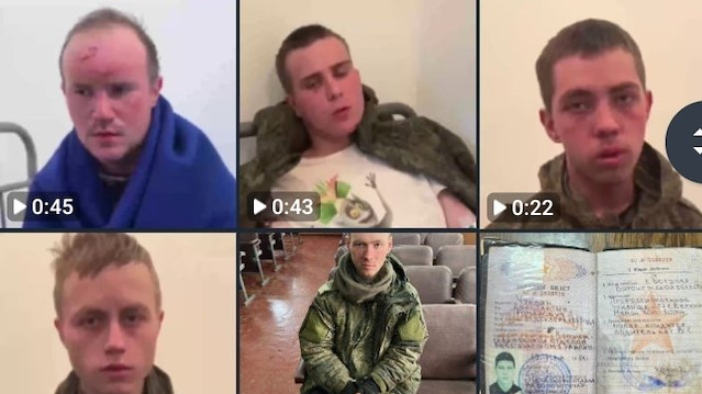 Ukrayna ölen ve esir alınan Rus askerlerinin fotoğraf ve kimliklerini paylaşıyor.