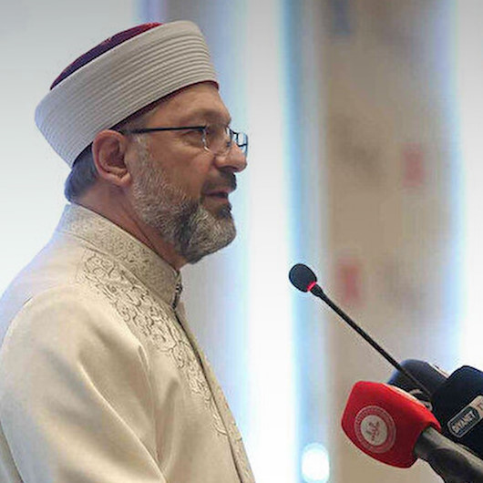 Diyanet İşleri Başkanı Erbaş: Bizler kime karşı işlenirse işlensin her türlü zulmün karşısındayız
