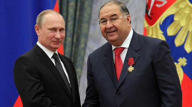 Arşiv - Rusya Devlet Başkanı Vladimir Putin ile Rus milyarder Alişer Usmanov.