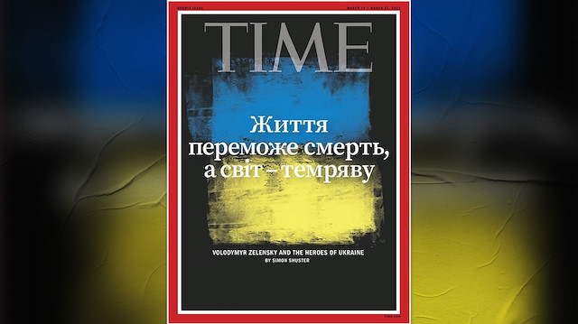 Time, Ukrayna'daki direnişi kapağına taşıdı. 