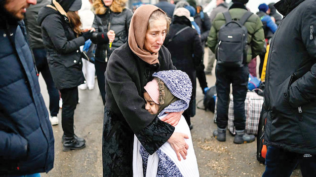 BM, savaştan kaçan Ukraynalı mülteci sayısının 1 milyona ulaştığını açıkladı.