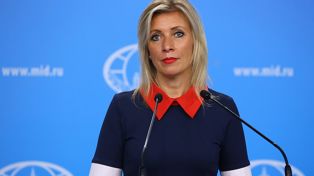 Rusya Dışişleri Bakanlığı Sözcüsü Mariya Zaharova.