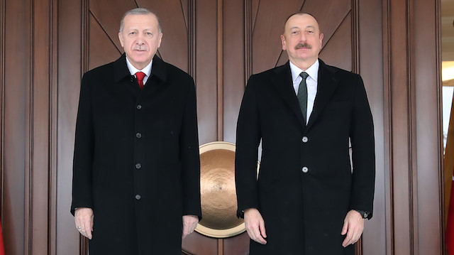 Cumhurbaşkanı Erdoğan -Azerbaycan Cumhurbaşkanı Aliyev