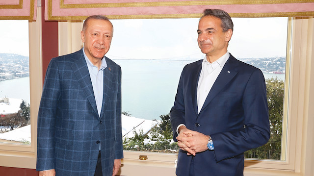 Cumhurbaşkanı Erdoğan dün de Yunanistan Başbakanı Miçotakis’i ağırladı. 