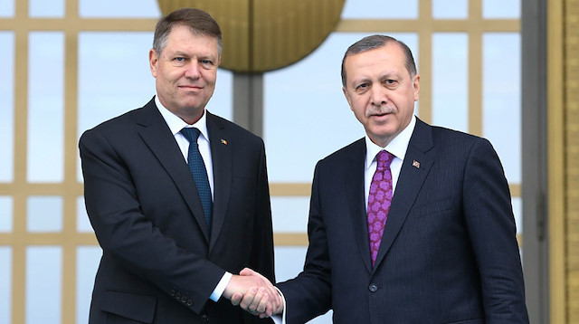 Cumhurbaşkanı Recep Tayyip Erdoğan ile Romanya Cumhurbaşkanı Klaus Iohannis 