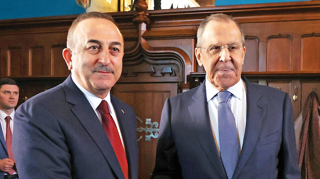 Mevlüt Çavuşoğlu-Sergey Lavrov