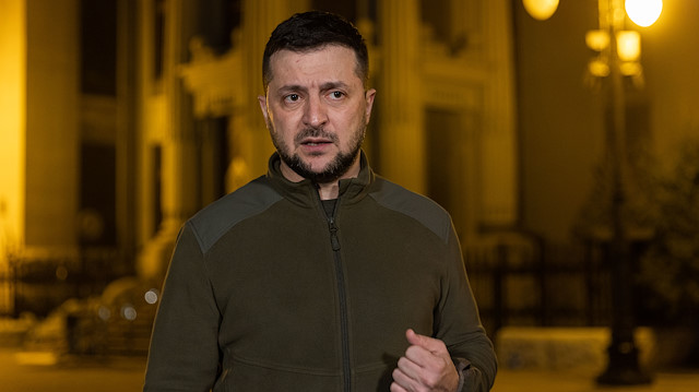 Ukrayna Devlet Başkanı Volodymyr Zelenskiy.