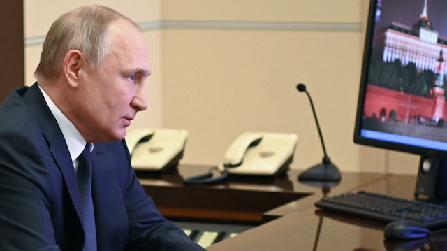 Rusya Devlet Başkanı Putin.