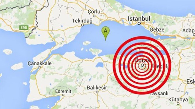 Son dakika Bursa'da deprem: Bursa'daki depremin büyüklüğü kaç olarak ölçüldü? | Bursa Haberleri