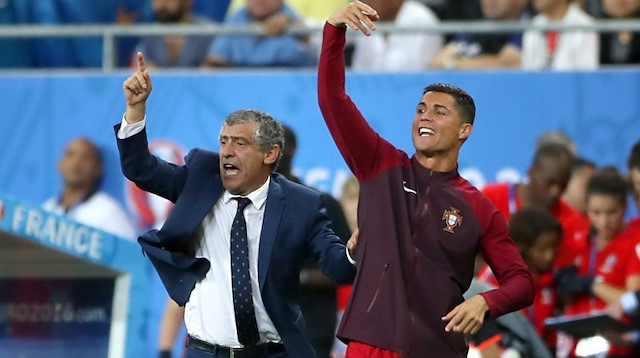 Fernando Santos ve Cristiano Ronaldo