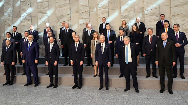 NATO'daki ülkelerin liderleri