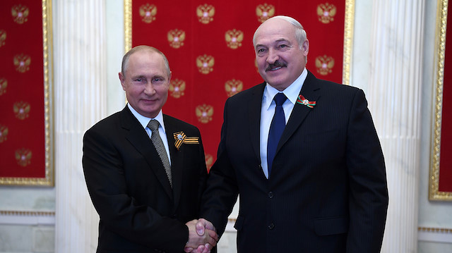 Putin - Aleksandr Lukaşenko