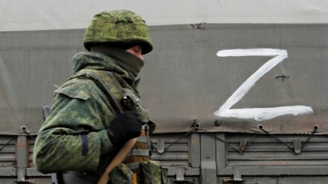 Rus güçlerinin askeri araçlara işlediği Z sembolü