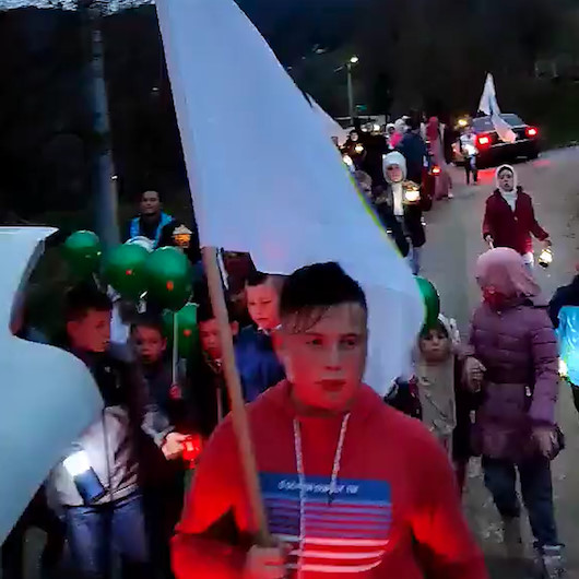 Bosna Hersekte çocuklar ramazan ayını coşkuyla karşıladı