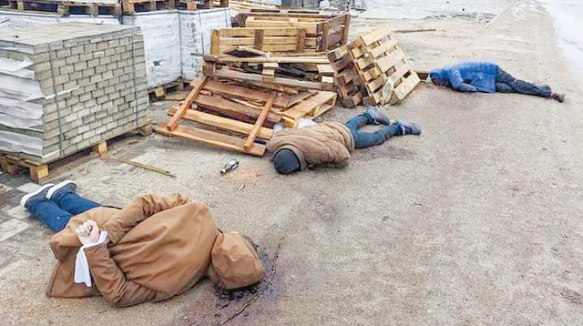 Buça, İrpin ve Gostomel’de sokaklar öldürülen sivillerin cesetleriyle dolu. 