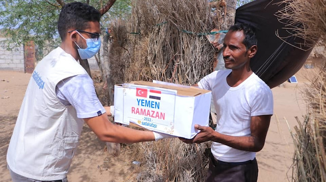 ​Türkiye’den Yemen’e Ramazan yardımı