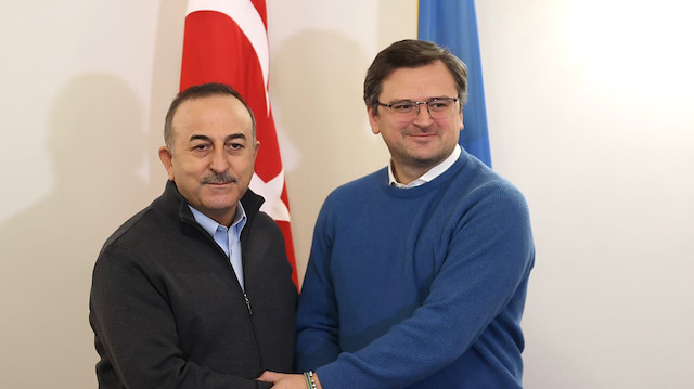 Dışişleri Bakanı Mevlüt Çavuşoğlu ile Ukraynalı mevkidaşı Kuleba