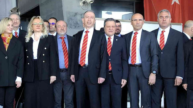 Galatasaray Kulübü Başkan Adayı Metin Öztürk ve ekibi
