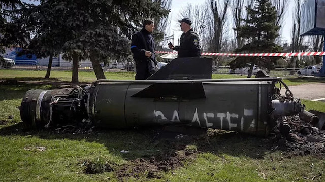 ​Ukrayna'nın Kramatorsk kentine fırlatılan roket