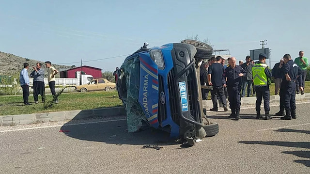 Adana'da iki askerin şehit olduğu kaza