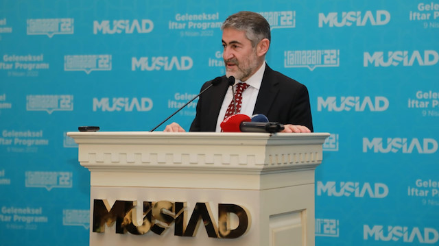 Hazine ve Maliye Bakanı Nebati, MÜSİAD'ın geleneksel iftar programında konuştu.