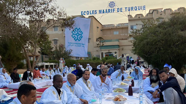 Maarif Vakfı'nın iftarı Türkiye ve Moritanya'yı birbirine yaklaştırdı.