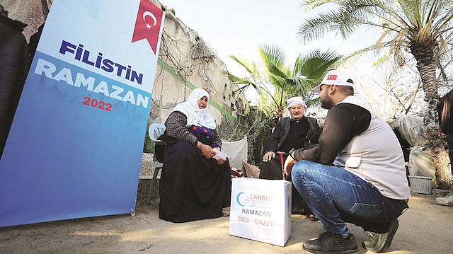 Cansuyu Derneği, Filistin'de savaş mağduru Müslümanlara Türkiye’den hayırseverlerin emanet ettiği yardımları ulaştırdı. 