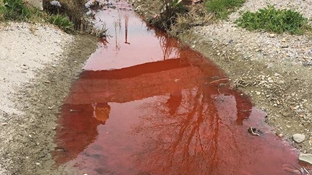 Kamara Deresi kızarmıştı: Nehri kirleten tesise ceza kesildi