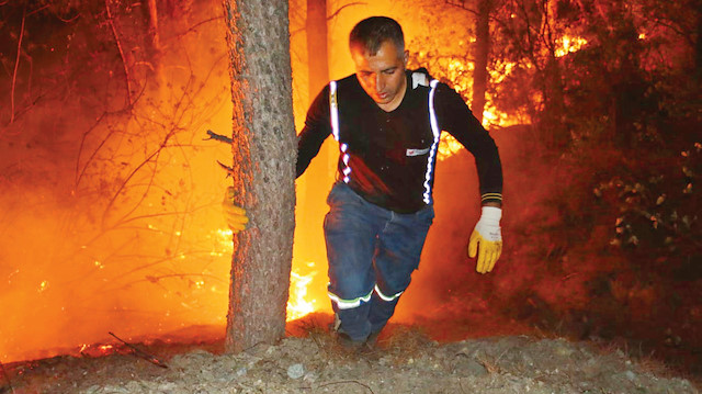 Hatay'daki orman yangını büyük ölçüde kontrol altına alındı.