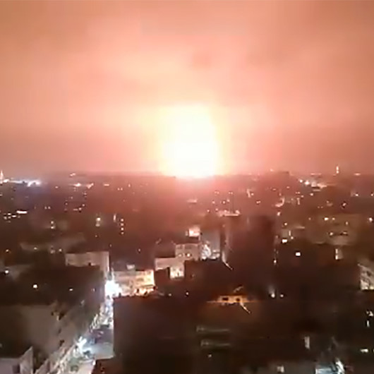 İsrail savaş uçakları Gazzeyi bombaladı