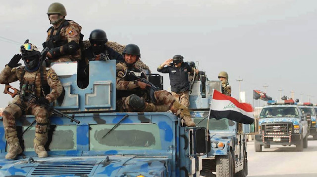 Irak federal polis gücü Kerkük'te DEAŞ'a yönelik "Demir Çekiç" operasyonu başlatıldığını açıkladı