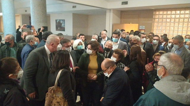 CHP'li Kaftancıoğlu duruşmayı seyirci olarak izledi. 