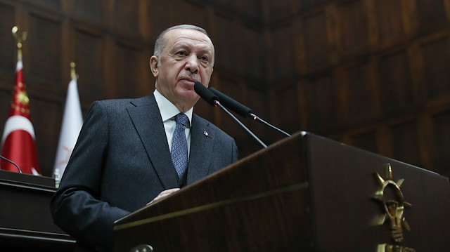 Cumhurbaşkanı Erdoğan AK Parti TBMM Grup Toplantısında konuştu.