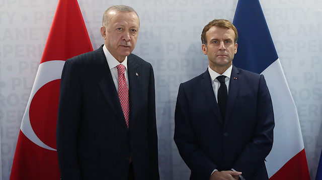 Cumhurbaşkanı Erdoğan - Emmanuel Macron