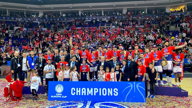 FIBA Avrupa Kupası'nda şampiyon Bahçeşehir Koleji