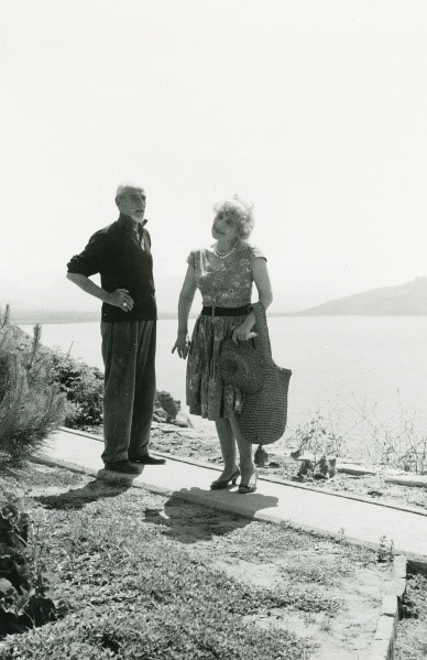Aliye Berger ile yolculuk, 1963 baharı. Foto: Dimiter Hristoff