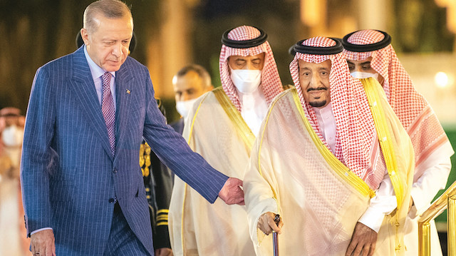 Cumhurbaşkanı Erdoğan-Kral Selman