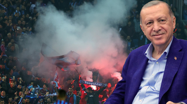 Cumhurbaşkanı Erdoğan'dan şampiyon Trabzonspor'a tebrik