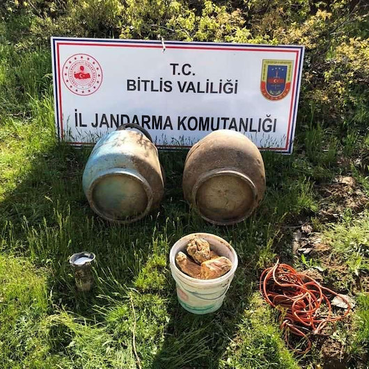Bitlis'te terör operasyonu: Çok sayıda mühimmat ele geçirildi