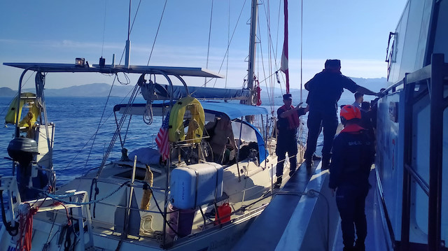 Bodrum açıklarında yelkenli teknede 29 düzensiz göçmen yakalandı
