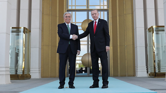 Kazakistan Cumhurbaşkanı Tokayev - Cumhurbaşkanı Erdoğan
