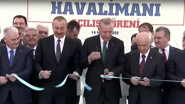 Cumhurbaşkanı Erdoğan ve Azerbaycan Cumhurbaşkanı Aliyev Rize'de: Dev proje Rize-Artvin Havalimanı açıldı