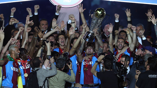Trabzonspor kupasına kavuştu